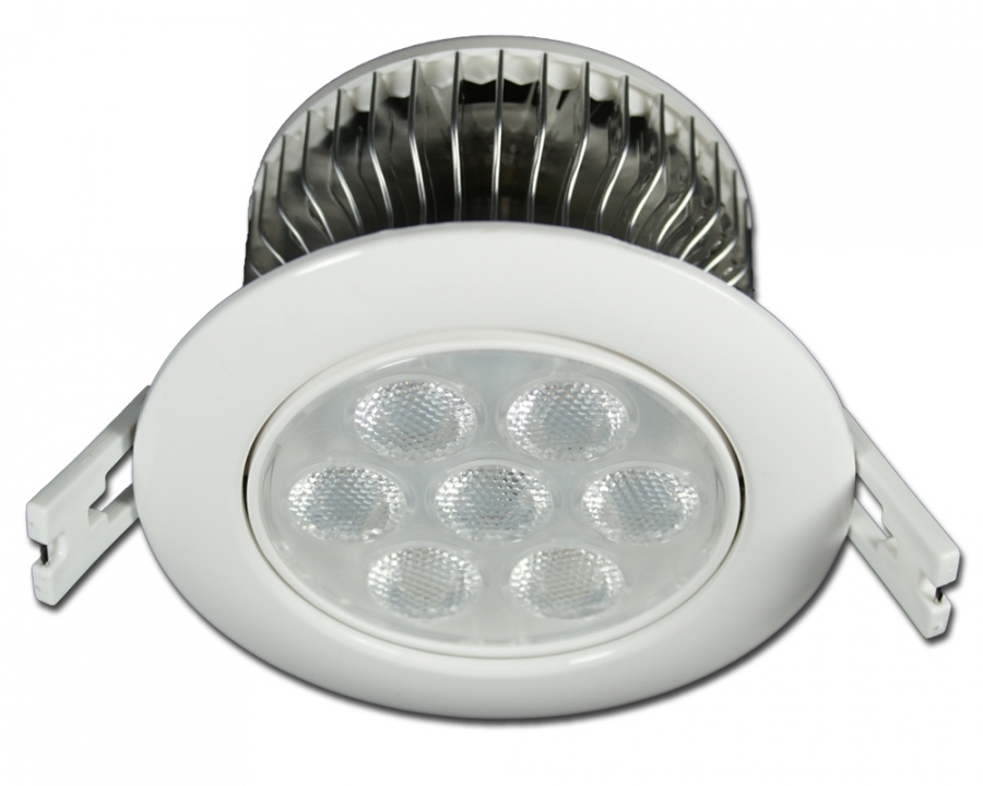 Lampa Downlight LED 7W Barwa: Ciepła Biała