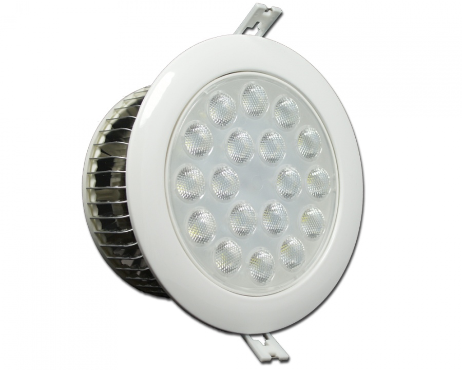 Lampa Downlight LED 18W Barwa: Ciepła