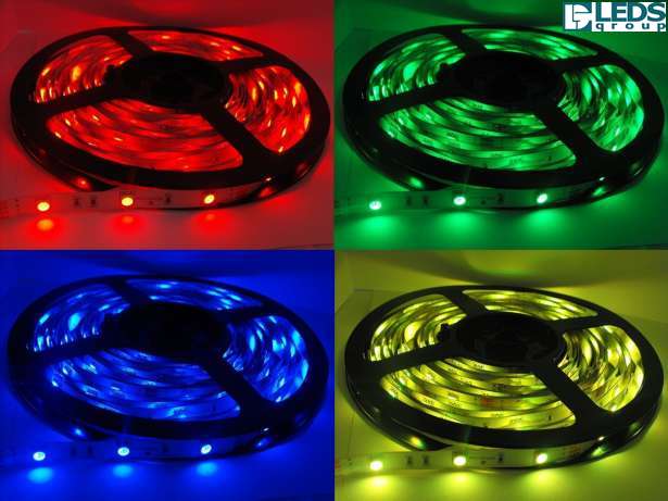 Pasek LED 5050/150diod 5m. 4 kolory