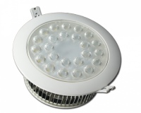 Lampa Downlight LED 24W Barwa: Ciepła