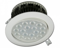 Lampa Downlight LED 18W Barwa: Zimna