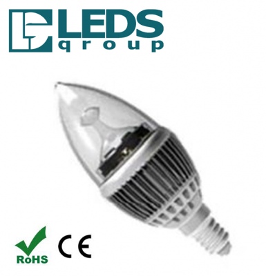 Żarówka LED 5W gwint E14 300lm kolor: Biała ciepła